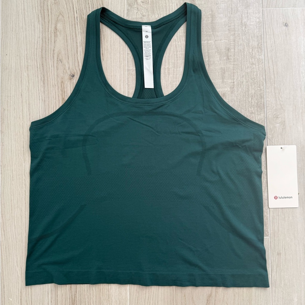Lululemon Swiftly Tech Racerback Tank 2.0 *Race | Size 14 Storm Teal